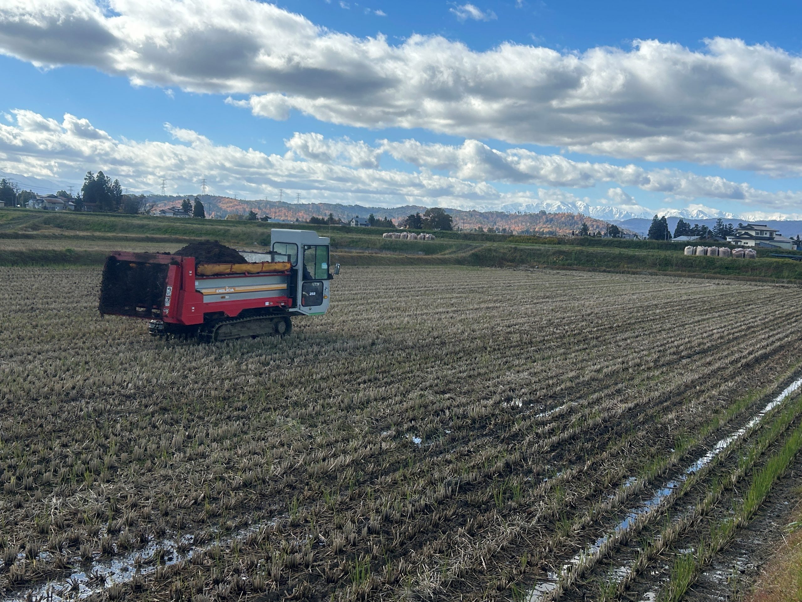 堆肥散布です🍂